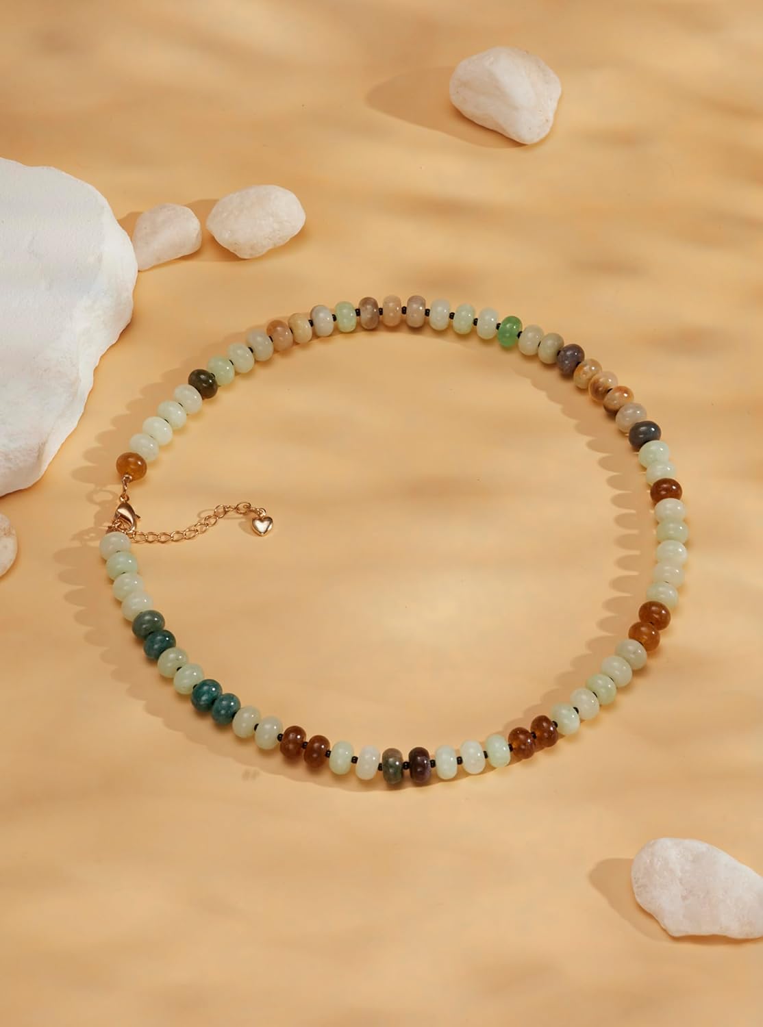 Sacina Trendy Boho Colorful Beaded Crystal Choker, Y2k Summer Beach Necklace, Boho Necklace, Hippie Jewelry, Christmas Jewelry Gift for Women - Image 7