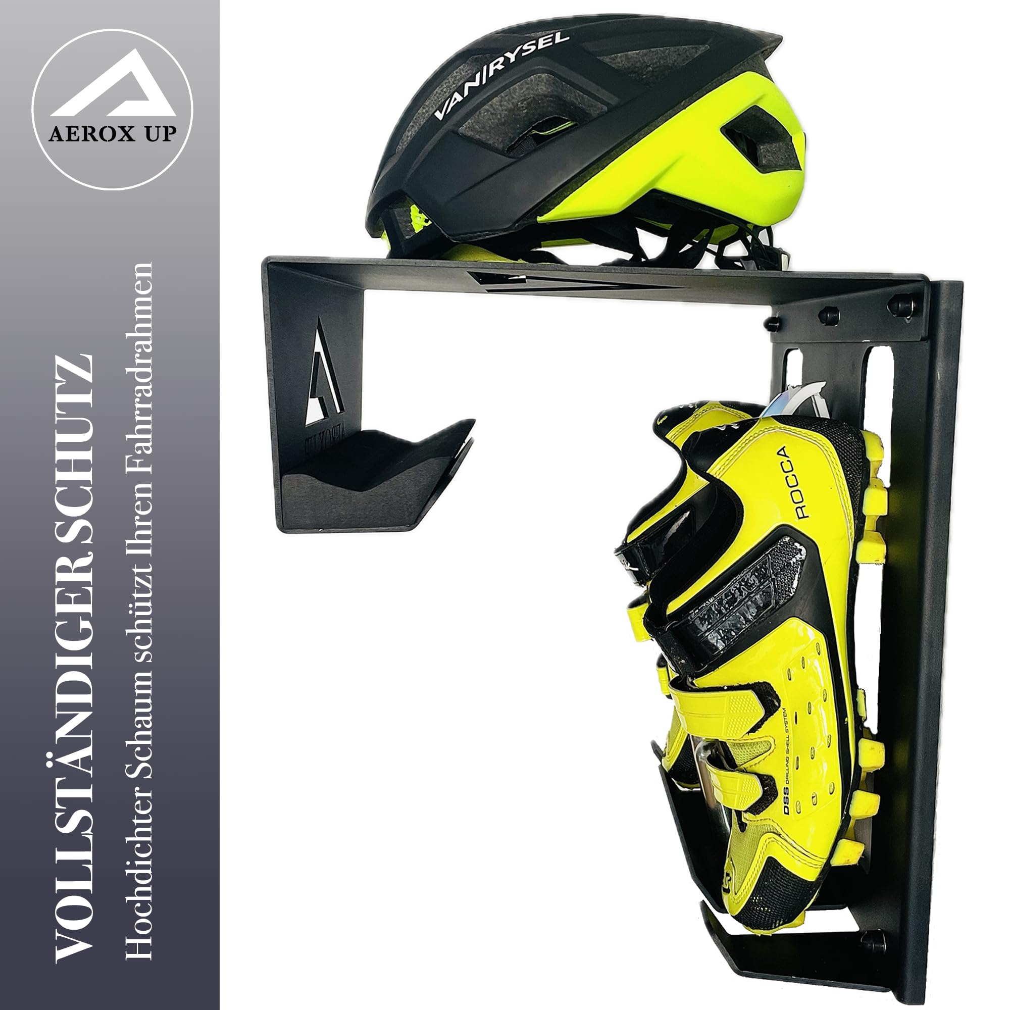 Fahrrad Wandhalterung - Fahrrad Ständer Halter - Fahrradständer Wandmontage - Fahrradhalterung Wand - Fahrradhalter Wand - Wandhalter Fahrrad - stilvolle Aufbewahrung für Zuhause & Garage