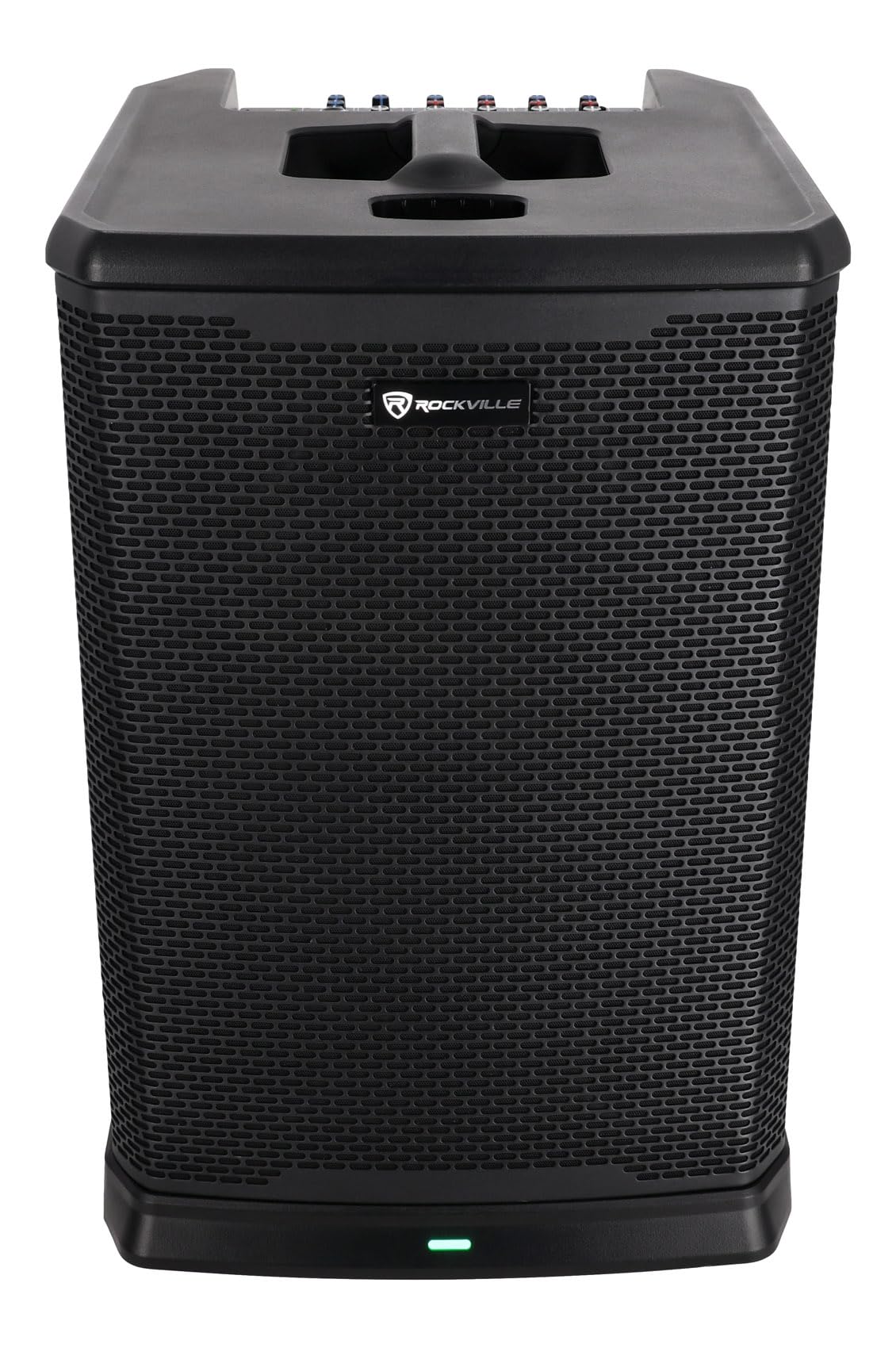 Rockville Titan MIX12A 3200W Peak 30.5 cm Powered Column Array PA-System mit Subwoofer, 8-K Mixer, Bluetooth Audio, DSP, Reisetaschen