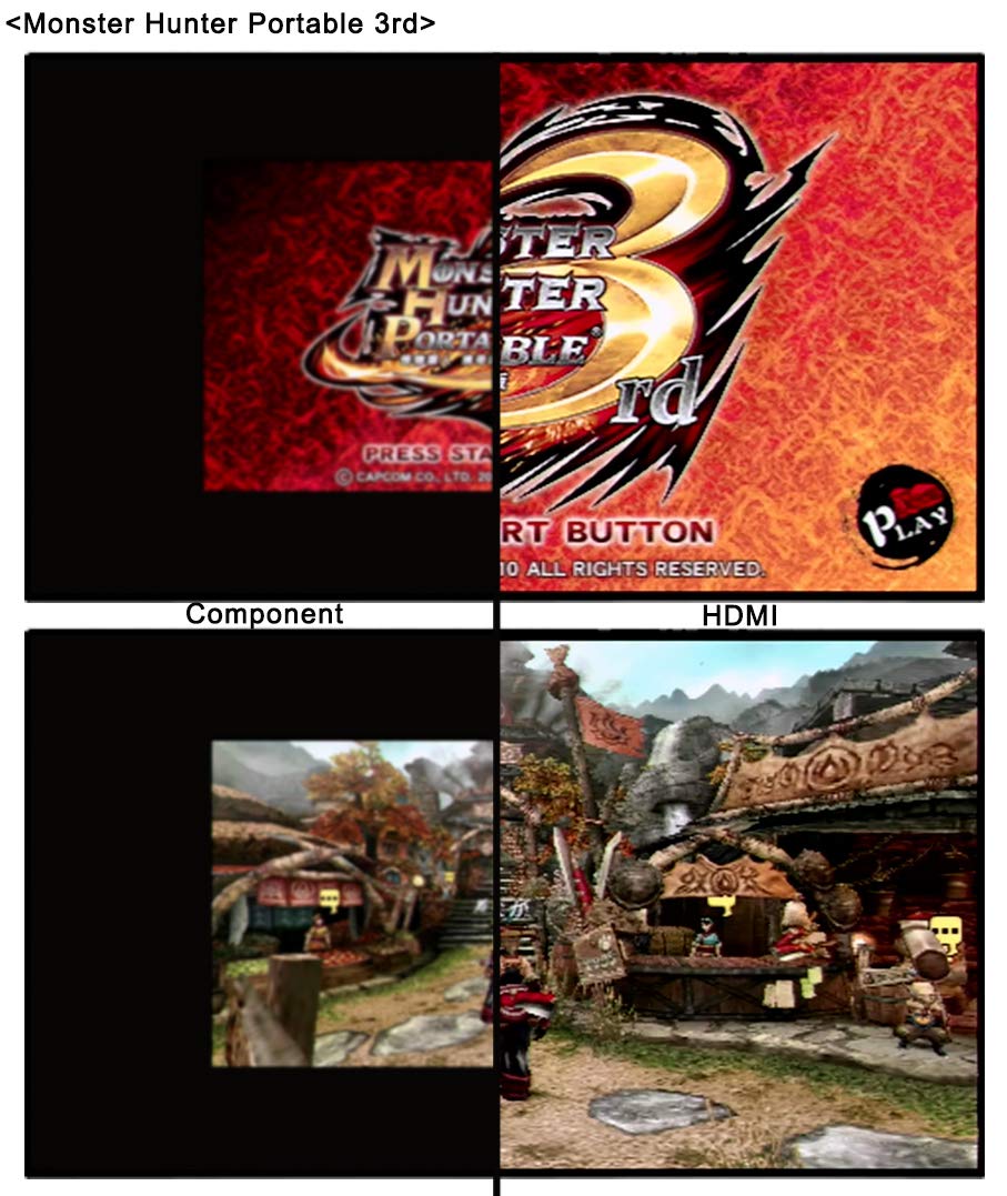 HDMI Cable for PSP 2000, PSP 3000 Handheld Console : Video Games