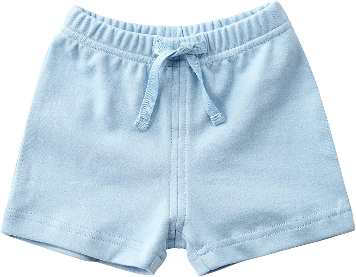 Freebily Infant Baby Casual Shorts Solid Color Pull On Drawstring Cotton Booty Shorts for Boys Girls