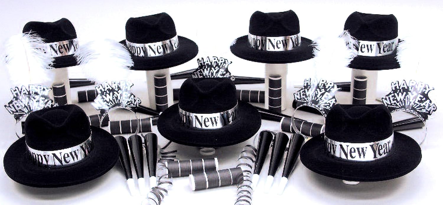 Midnight Silver Party Kit for 50