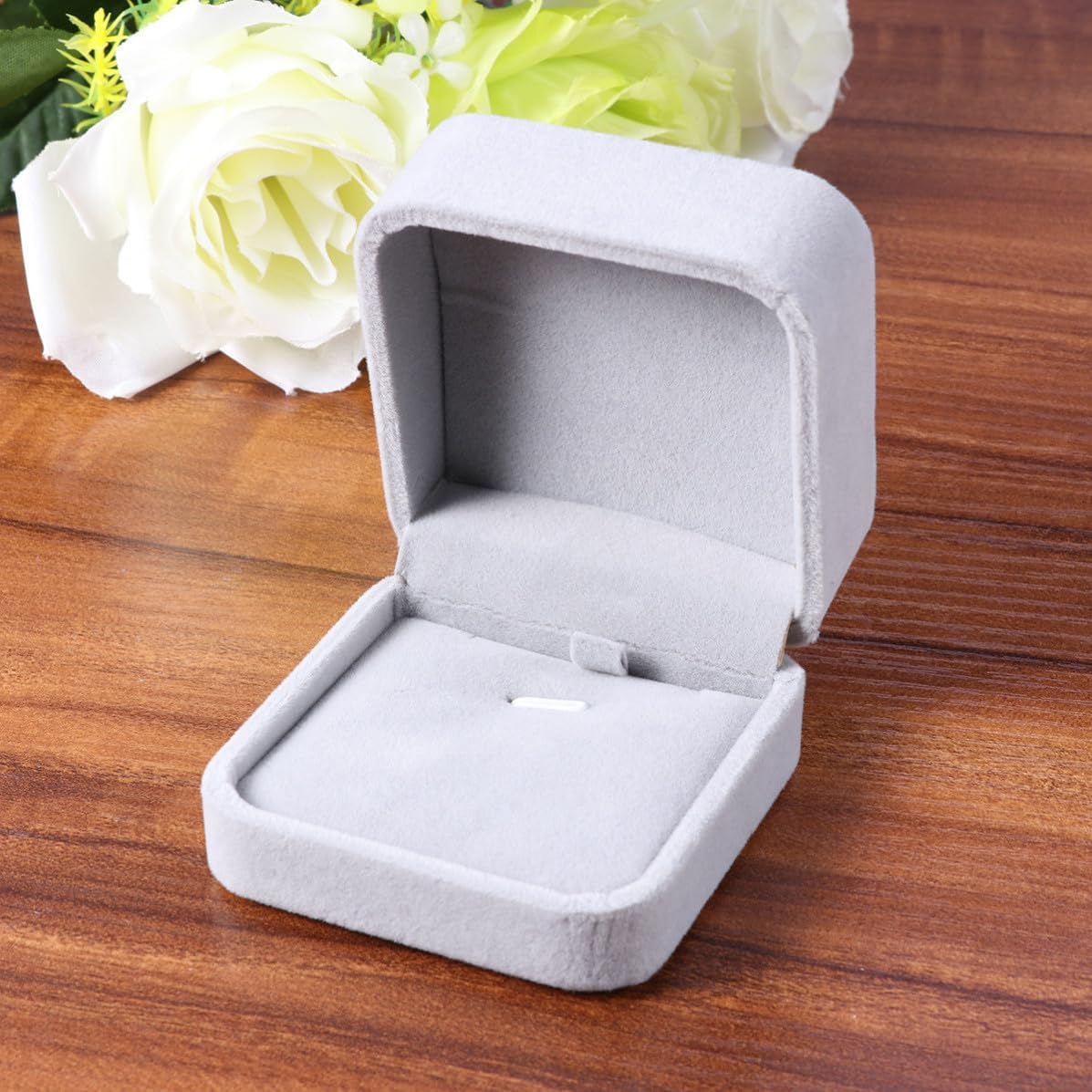 Toddmomy Flocking Cloth Necklace Box for Watch and Necklace Storage image 3