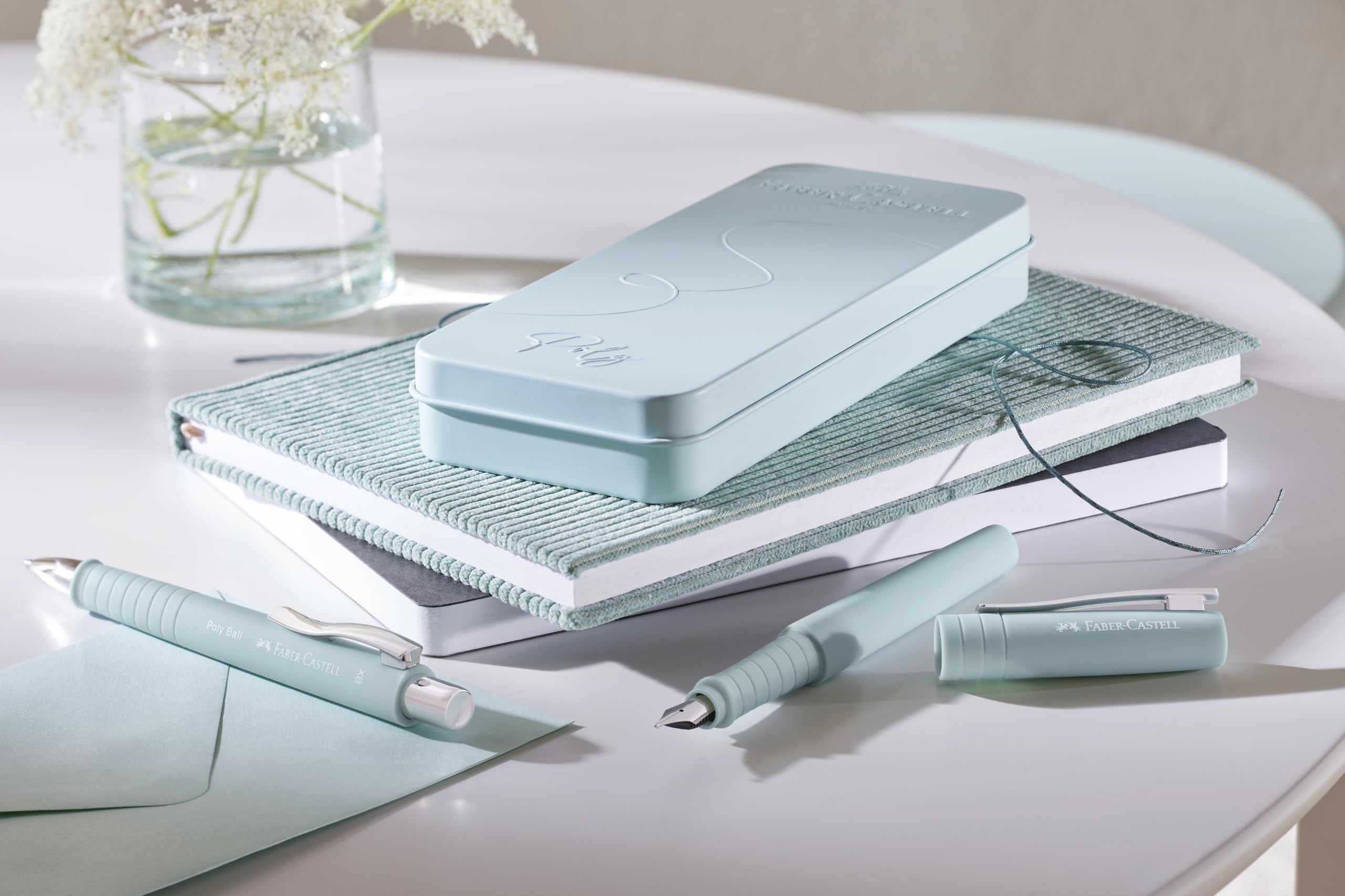 Amazon.co.jp: Faber-Castell ポリペン万年筆とボールペンギフトセット