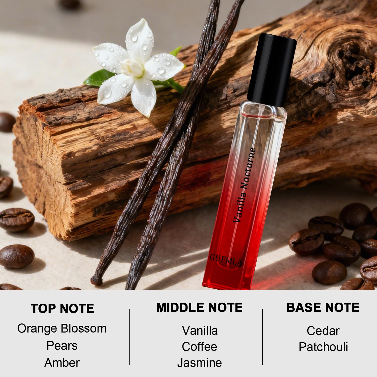 Pheromones Perfumes for Women - Vanilla Nocturne Long Lasting Eau De Parfum Cologne, Featuring an Amber Vanilla Perfume in a 15ml / 0.5fl.oz Travel Size Perfume Spray - Image 3