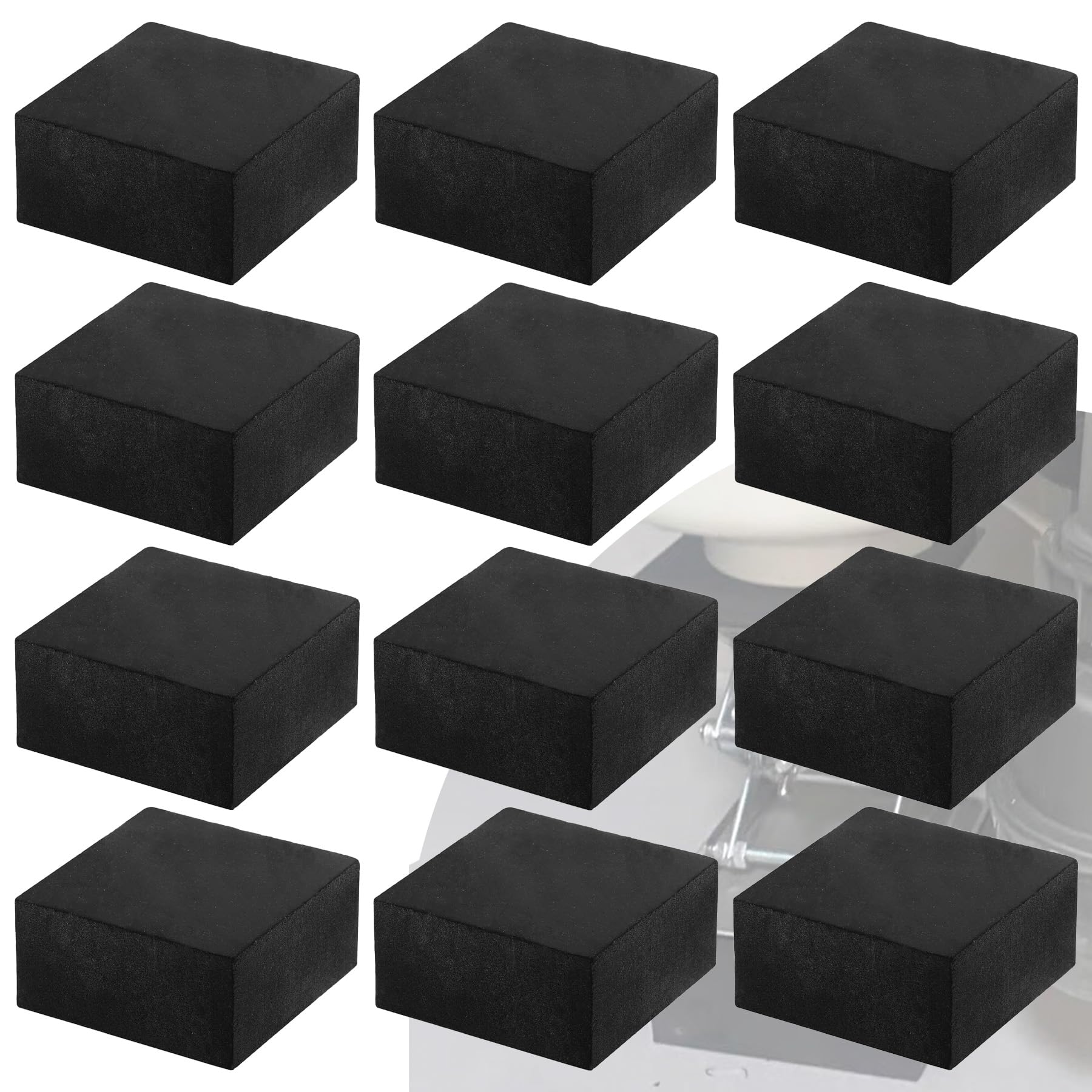Coussinets anti-vibrations en caoutchouc 50 mm pour stopper le bruit du compresseur
