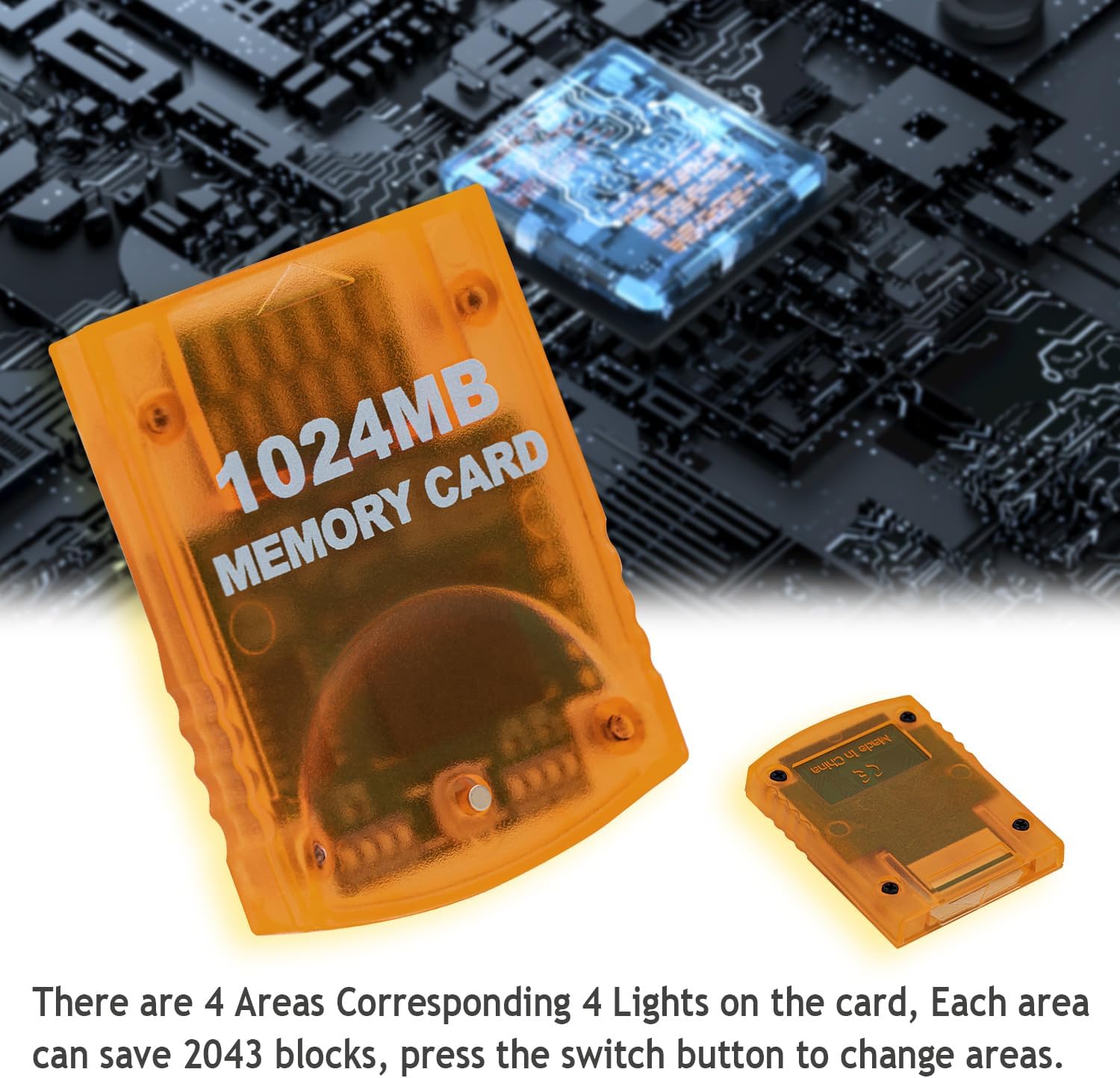 Mcbazel 1024MB(16344 Blocks) Memory Card for Gamecube and Wii Console - Image 5