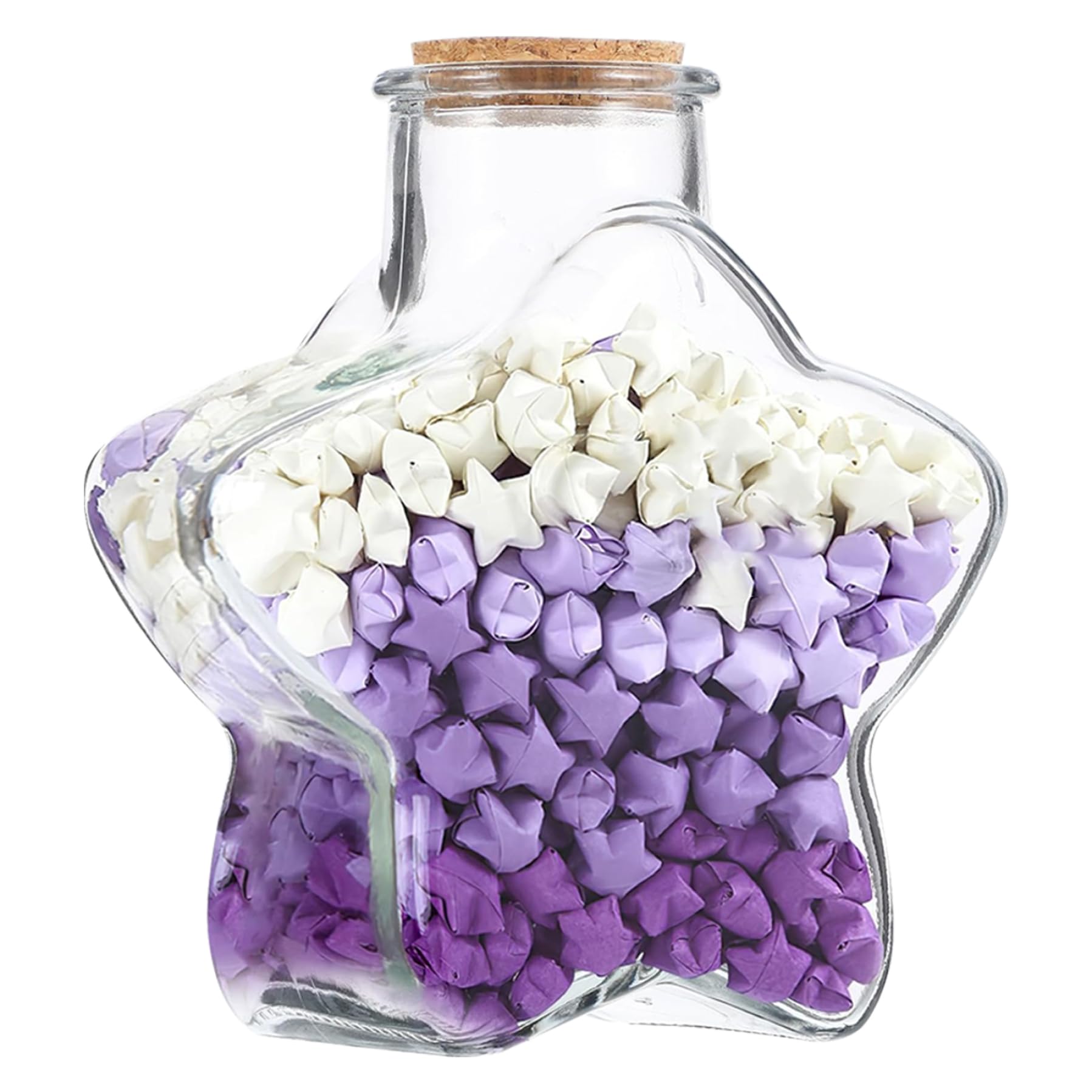 Papier origami étoiles facile pour réussir vos décorations de vacances de maternelle en violet