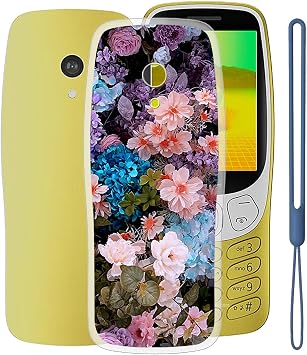 Case for Nokia 3210 2024 2.40 inches Transparent Anti-Yellowing Silicone TPU Bumper Cover Case Mobile Phone Case - Ultra Thin Shockproof Soft Protective Case for Nokia 3210 2024 - XT10