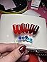 CANNI 6Pcs 9ml Hema-Free Red Gel Nail Polish Set- Dark Red Burgundy Glitter Gel Polish Kit DIY at Home Salon Christmas New Year's Gifts for Girls