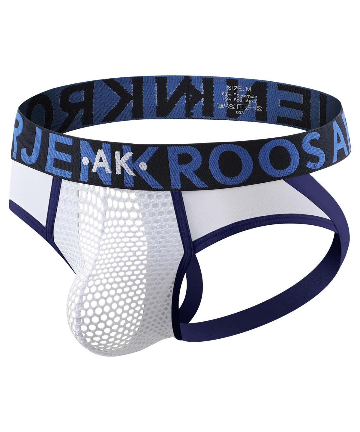 Arjen Kroos Jockstrap męska bielizna sportowa, jockstrap, męska suspensorium przezroczysta siatka, athletic suporters stringi, S-XXL