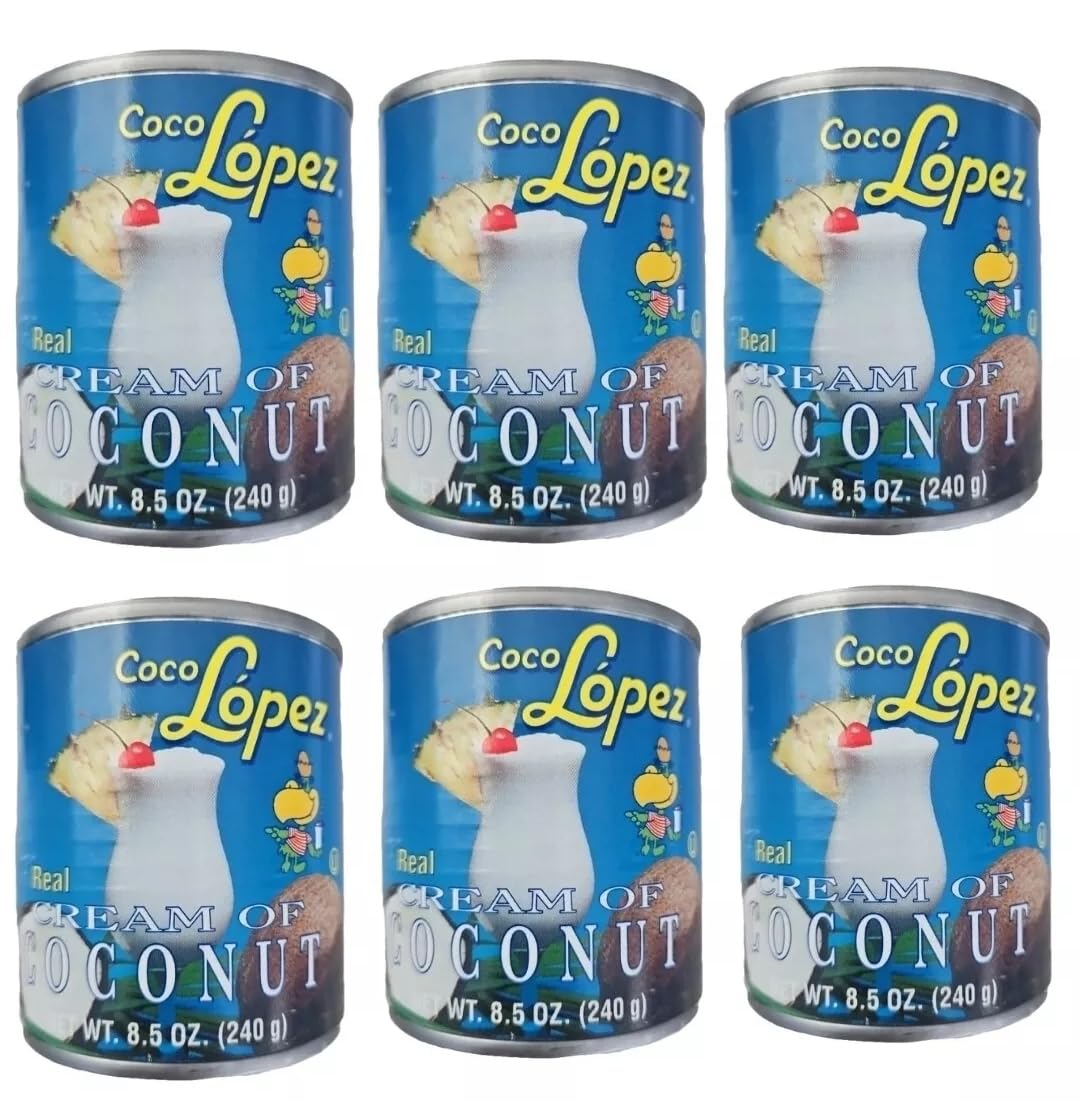 Amazon.com: Coco Lopez coconut cream 6 cans 8.5 onz : Grocery