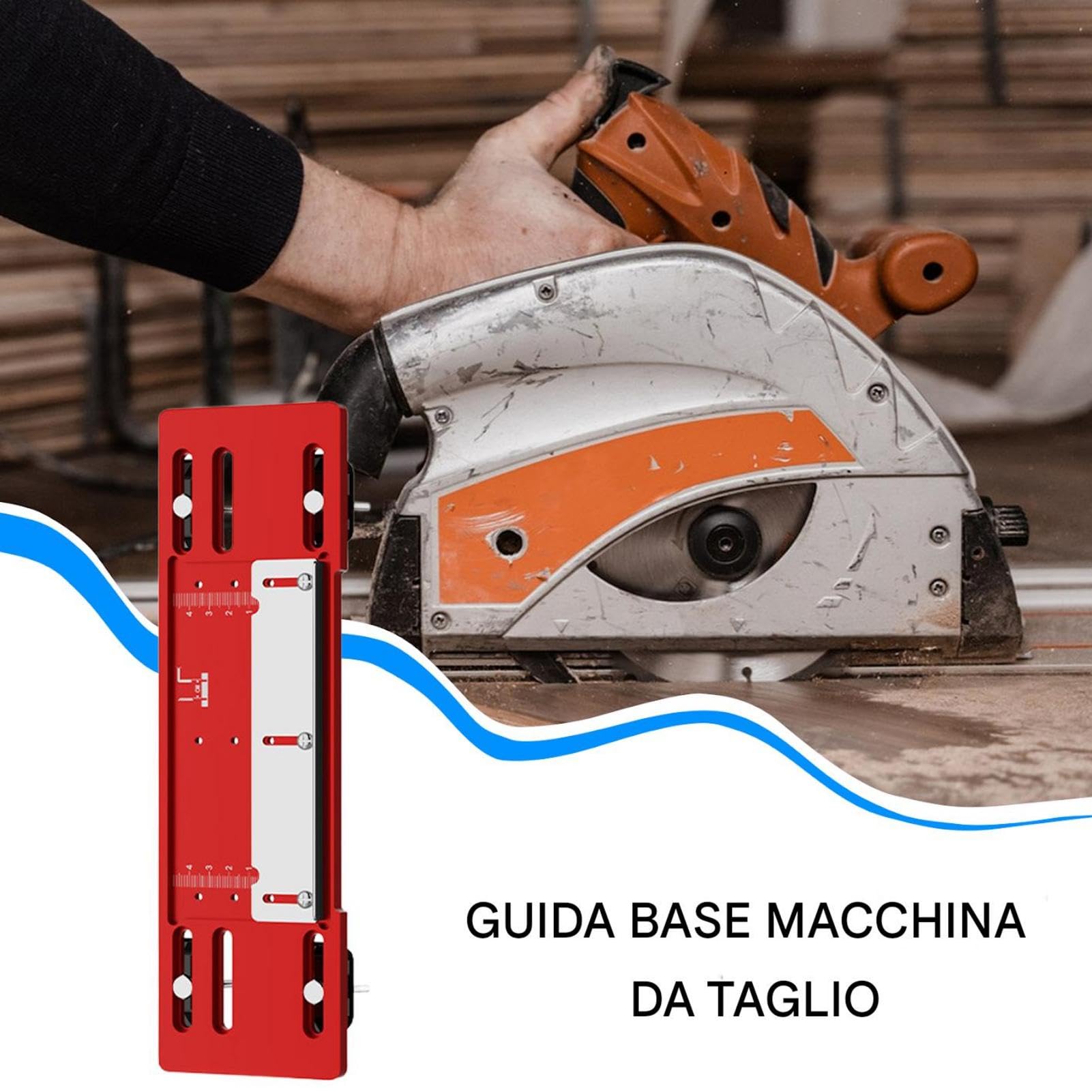 Guida alla base di taglio a, Guida a base di base a circolare Scheda di