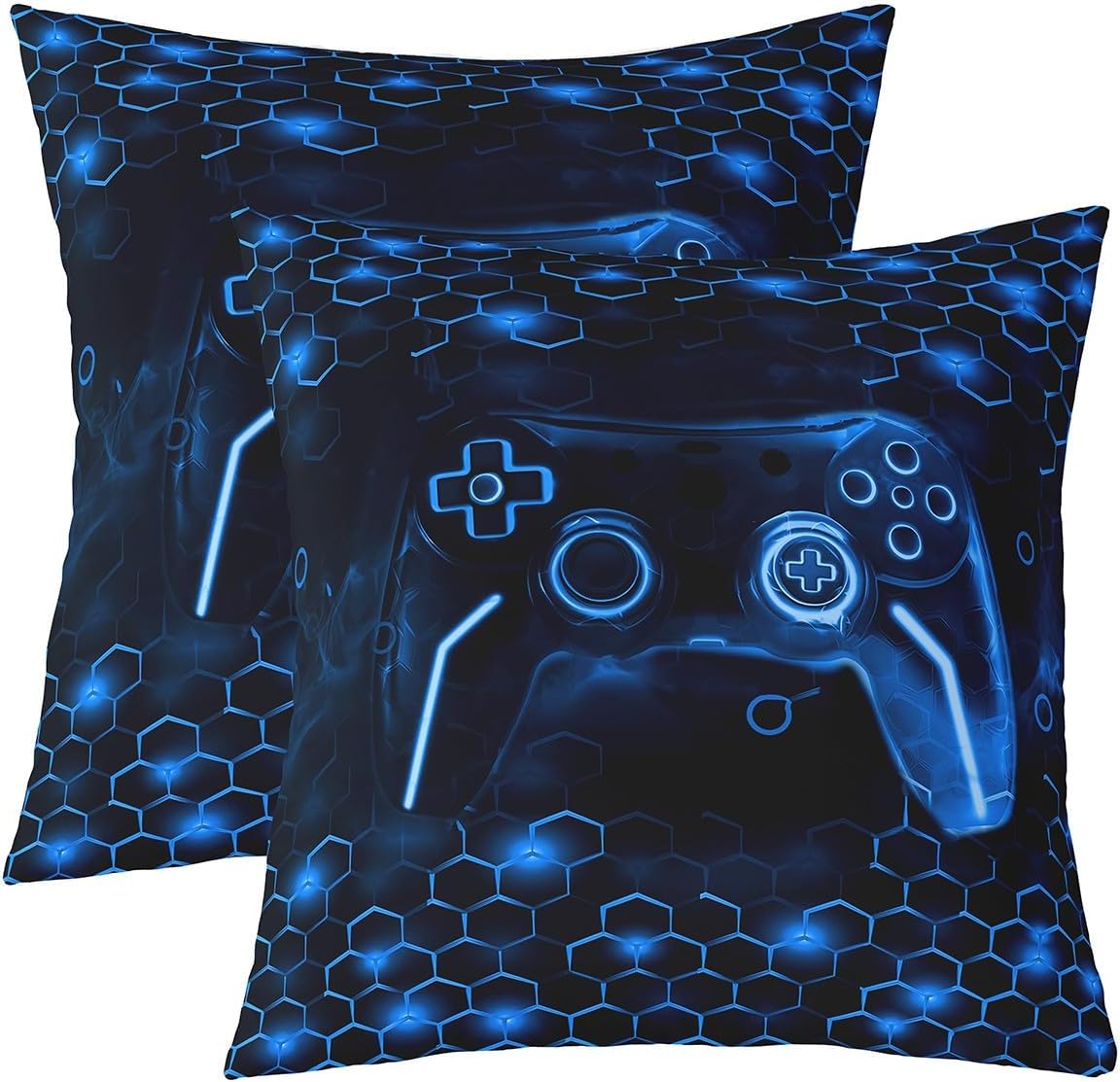 Feelyou Gamer Gaming Throw Pillow Covers Kids Soft Decorative 24 x 24