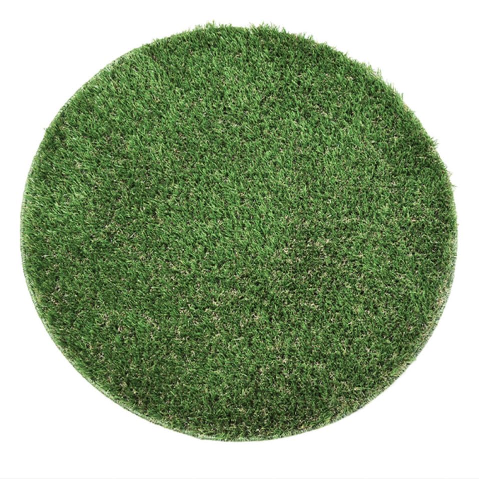 Alfombra de césped artificial para mesa de hotel y exterior verde