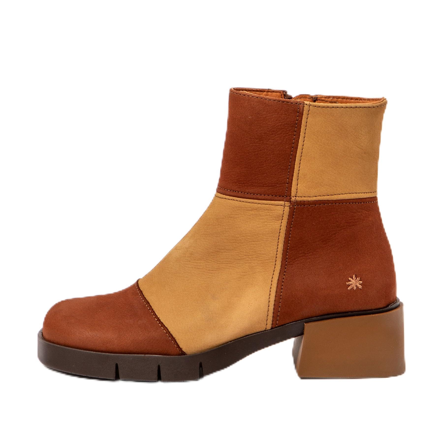 Art 1285 Warschau, Damenstiefel, Leder, Karamel, Größe 42, Karamel-Leder, 42 EU