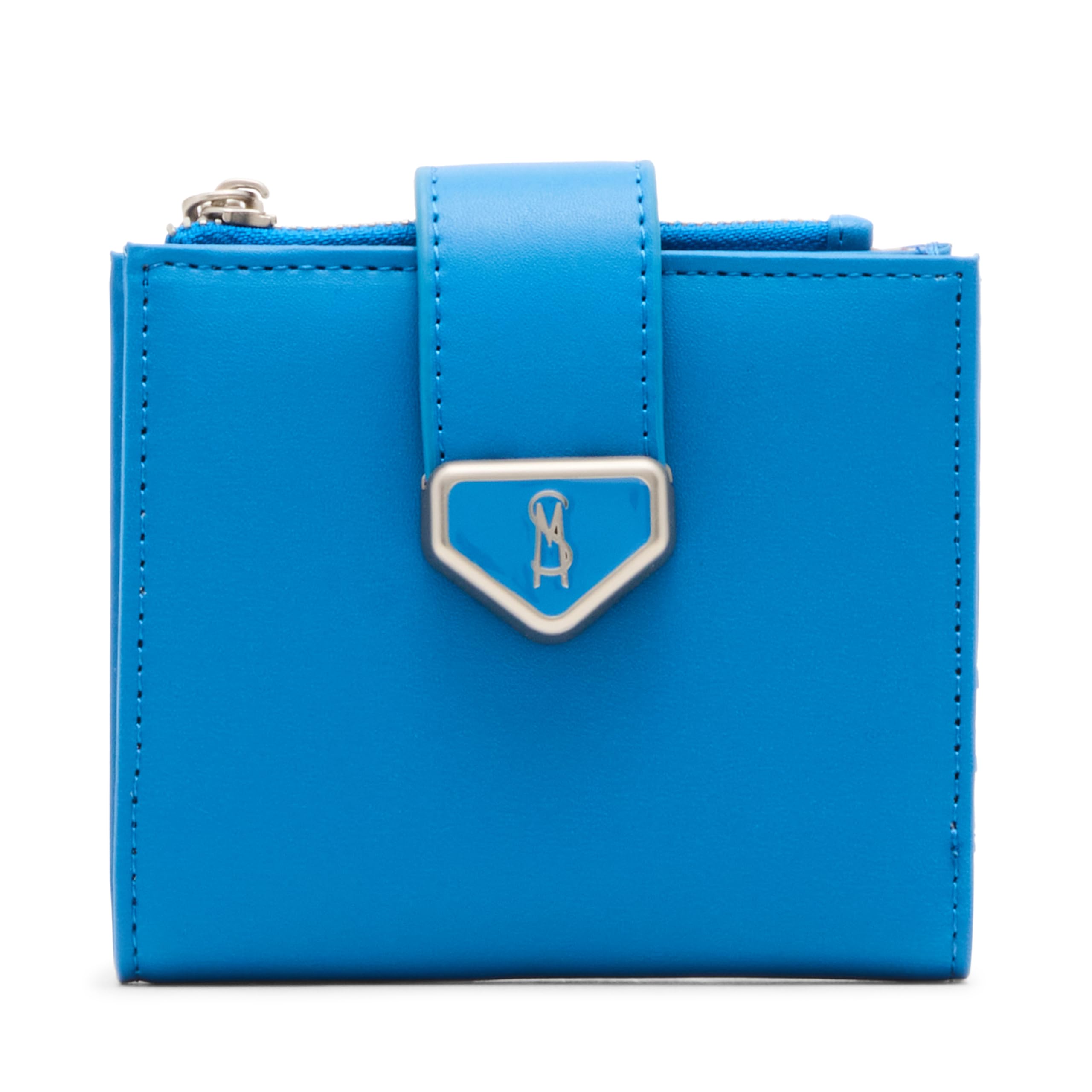 Steve Madden Women's Jem-b Bifold Wallet, Azure, One Size, Jem-b Bifold Wallet