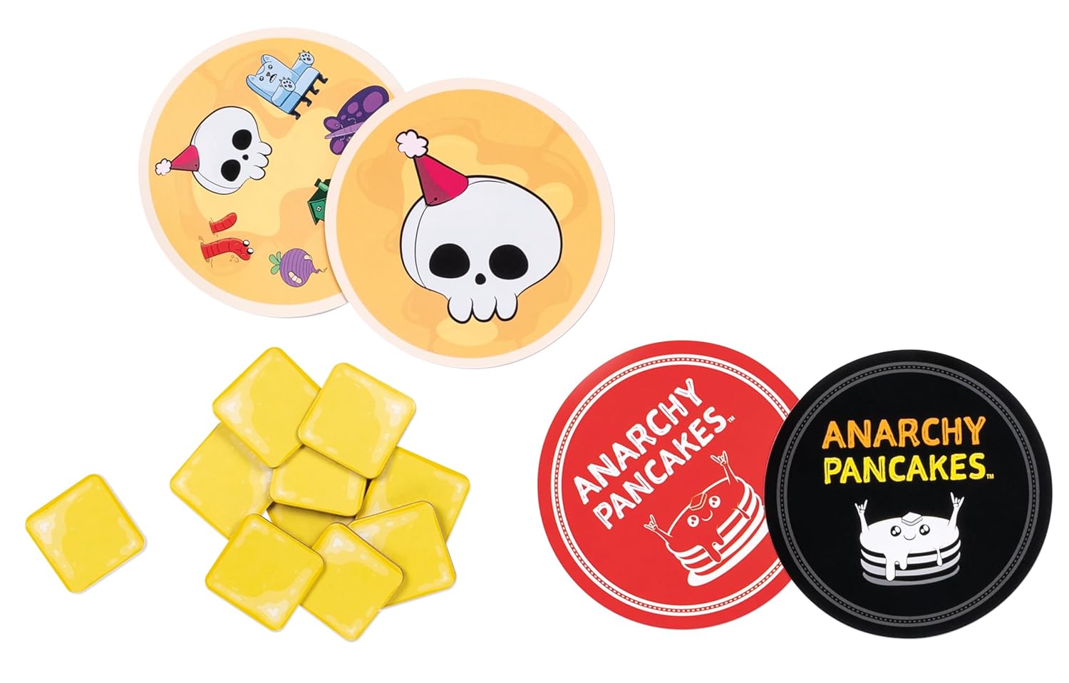 Asmodee Zygomatic, Dobble Anarchy Pancakes, Party Game, Card Game, 2-6 Players, From 8+ Years, 5 Minutes, German, Multilingual, 4. 62 Karten, ZYGD0039