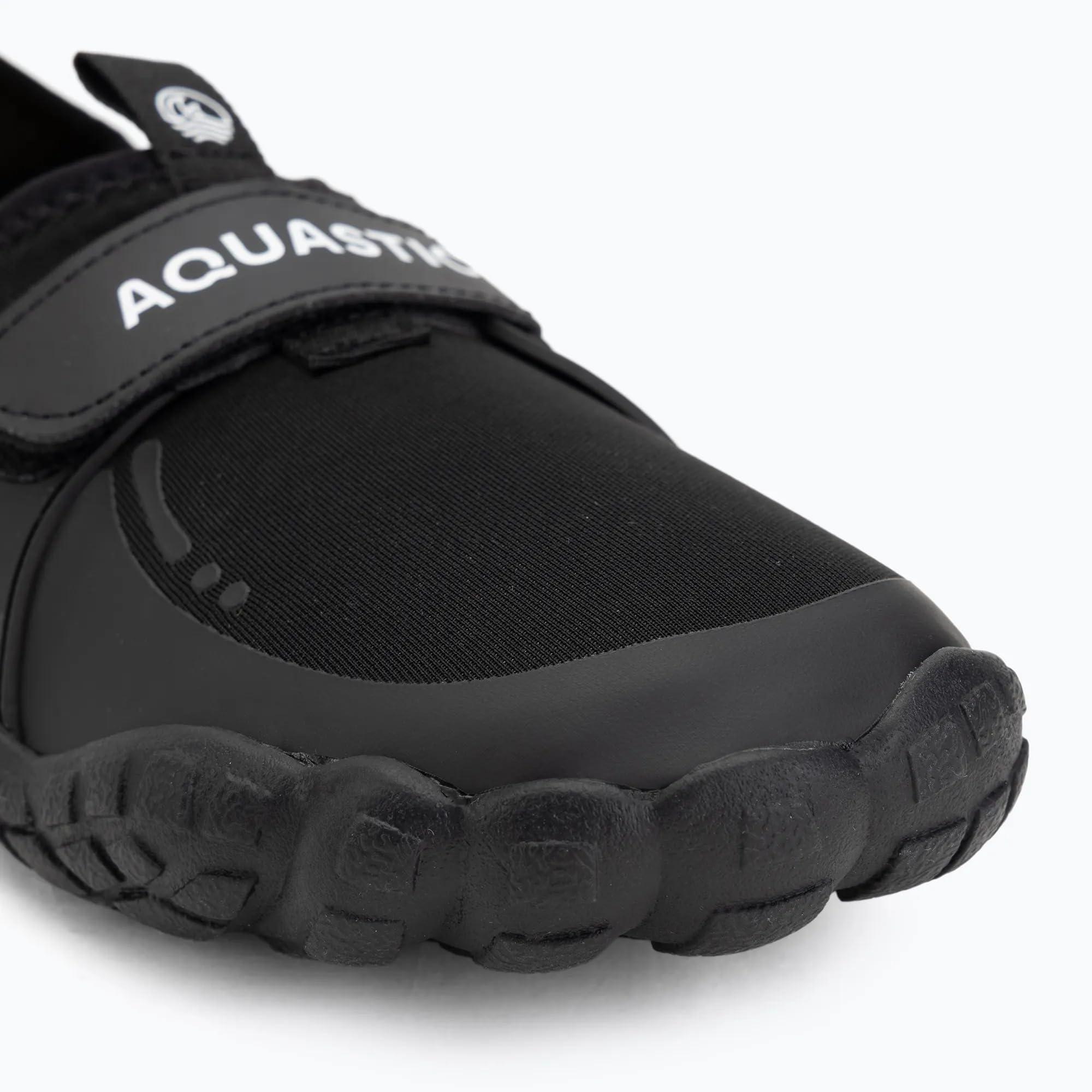 AQUASTIC Reef T - Scarpe da Bagno per Bambini per Ragazzi e Ragazze, per Nuoto, Snorkeling, Spiaggia e SUP, Maglia Traspirante, Nero, 40 EU