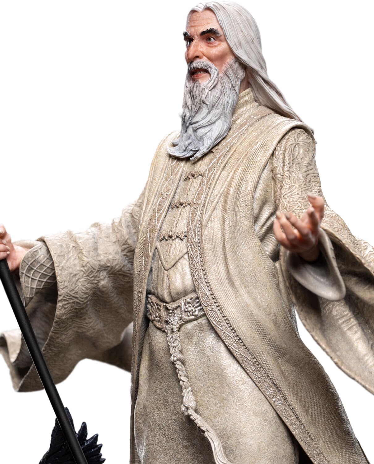 Weta Workshop Der Herr der Ringe Figures of Fandom PVC Statue Saruman the White 26 cm