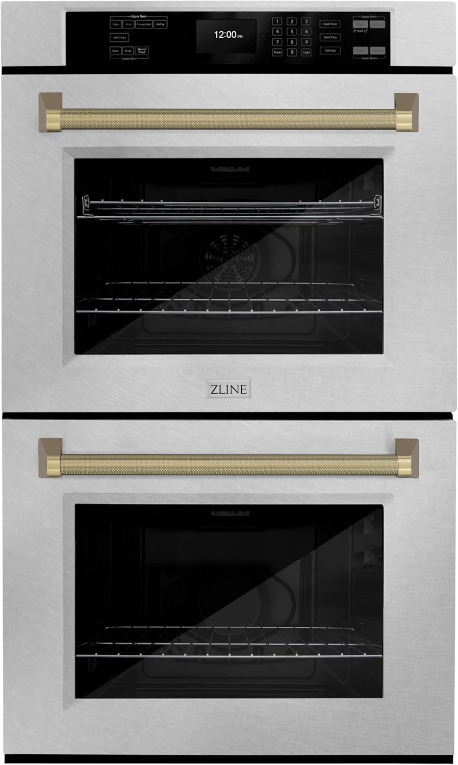 ZLINE Autograph Edition 30 in. Professional True Convection Double Wall Oven with Air Fry…