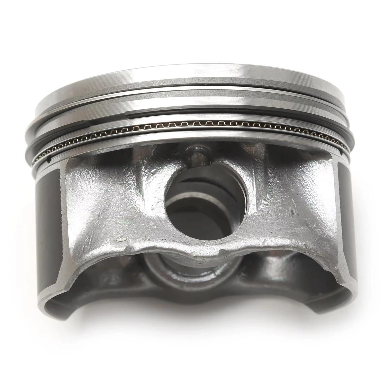 Pistone Motore 1 set EA111 Pistoni e fasce elastiche motore STD 76,5 mm Adatto per VW per Jetta .6L CLRA installare