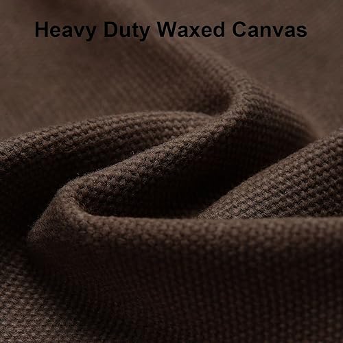 Miniatura 2 de QEES Rollo de cuchillos, bolsa de cuchillos resistente, estuche de cuchillo de lona encerada con 4 ranuras para cuchillos y herramientas de cocina,