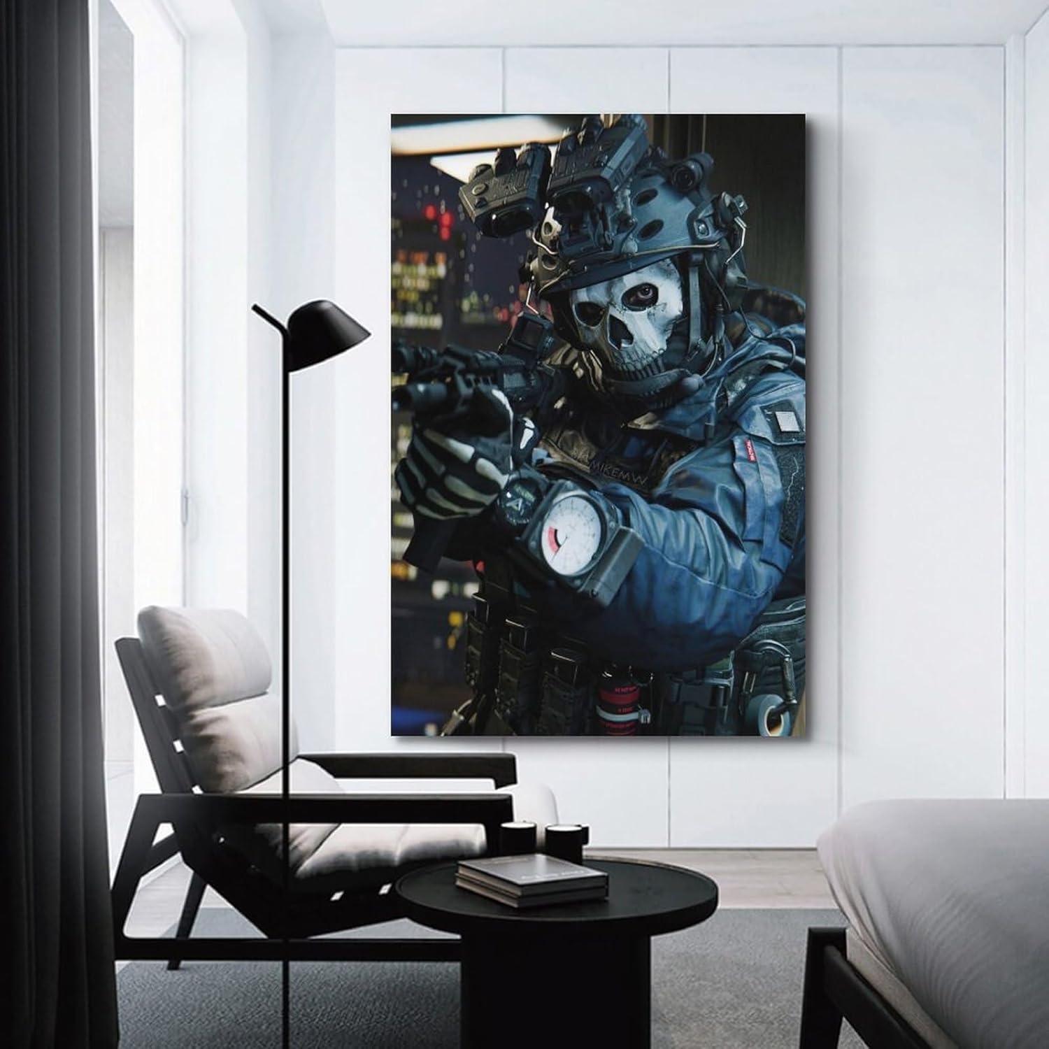 WITIN Call Of Duty Poster Ghost 1 Decorative Canvas Family Bedroom Picture Painting 12x18inch(30x45cm) 4 71c2IyVmGIL. AC SL1500