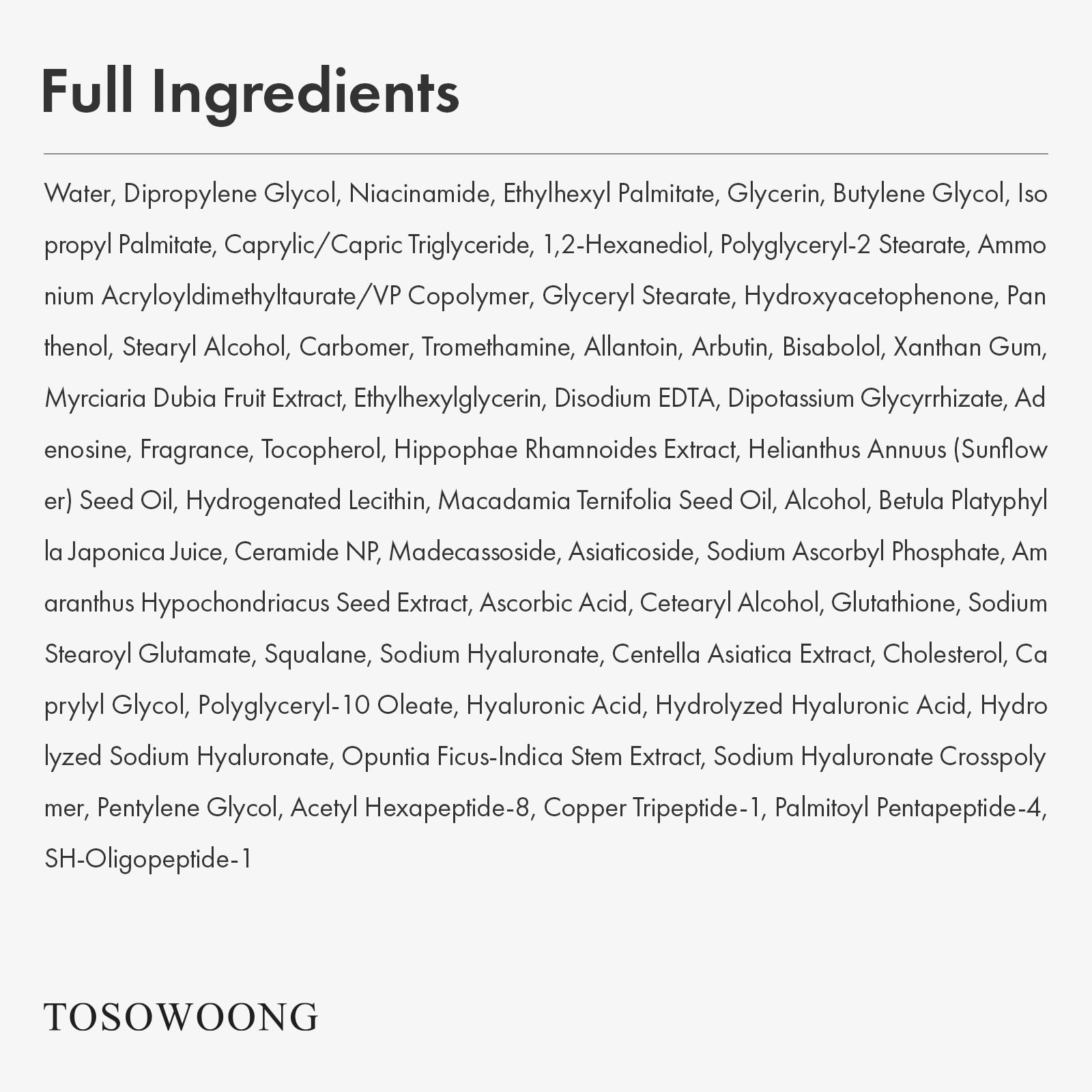 TOSOWOONG 8 Days Spot Cream with Niacinamide for Dark Spots