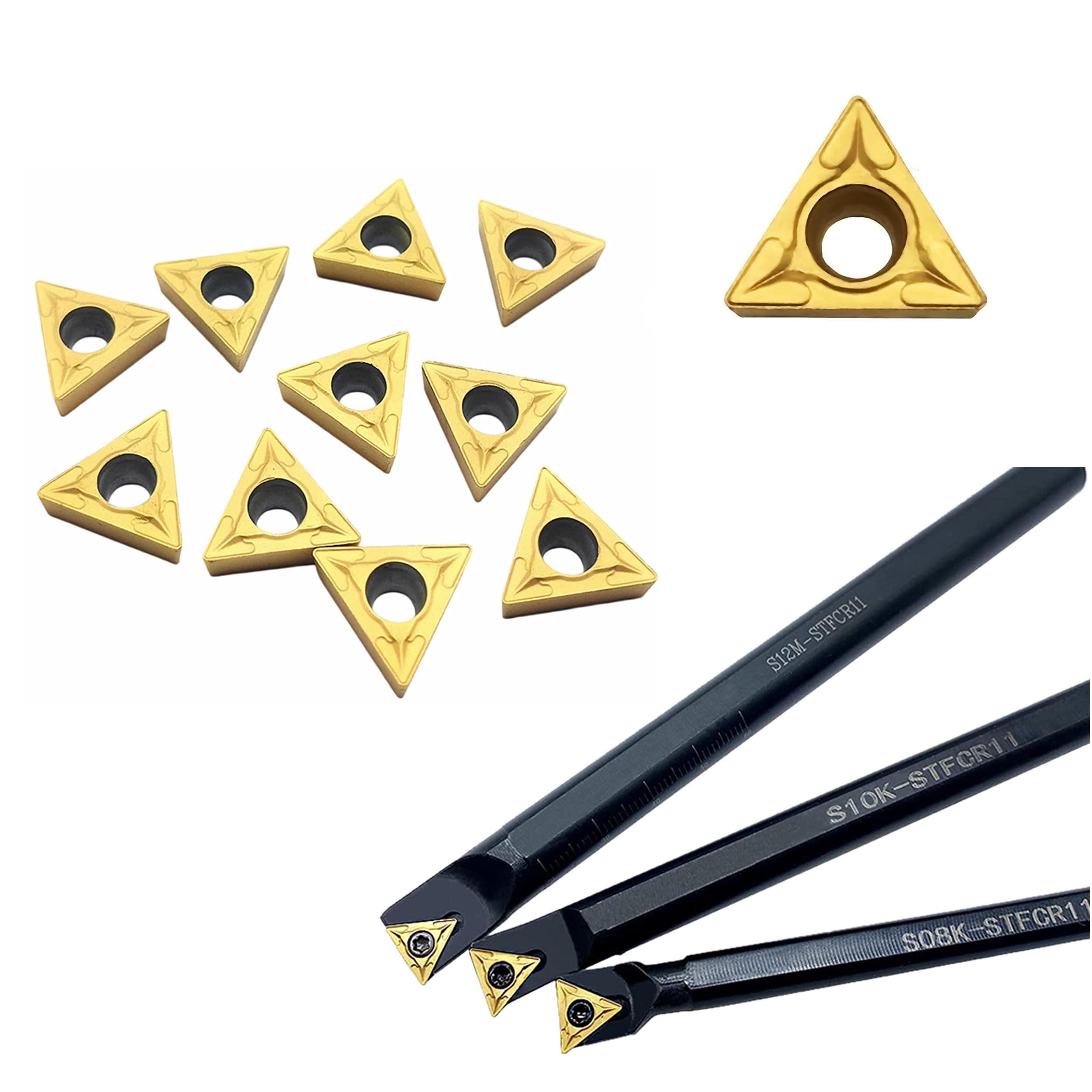 BestParts 20PCS TCMT21.51 TCMT110204 Carbide Turning Insert for