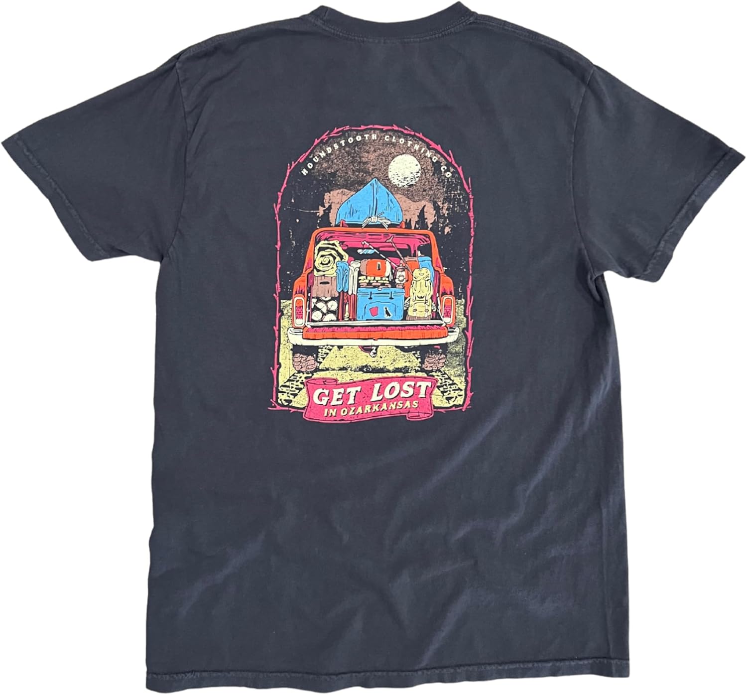 Get Lost, Houndstooth, Unisex Short Sleeve T-Shirt