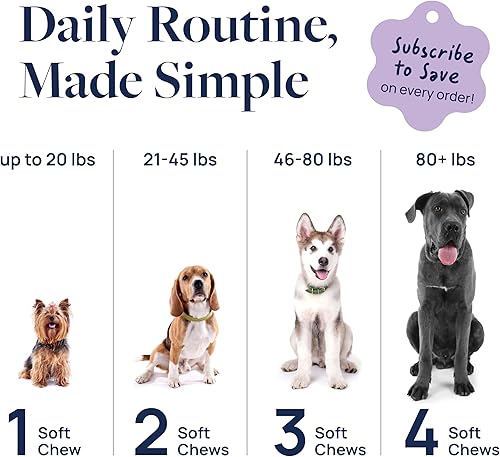 Miniatura 8 de Veterinary Formula Pet Calm 60 unidades  Masticables calmantes formulados por veterinarios para perros con L-teanina, L-triptófano para apoyo al