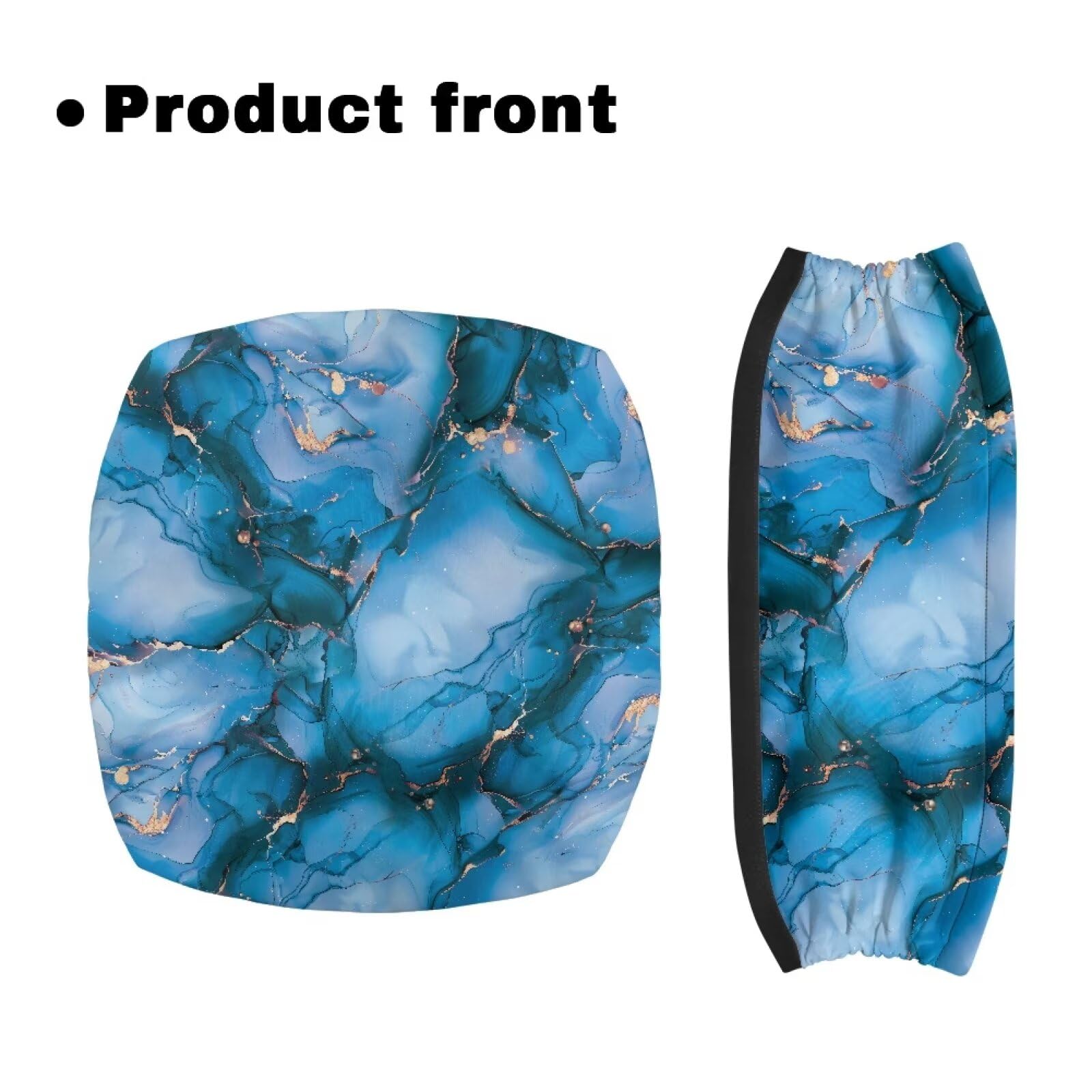 Blue Marble Accessories for Rollator Walkers Pattern Rollator Walker Seat and Backrest Covers Removable & Washable Walkers for Seniors with Seat Gift Covers for Men Ladies — Amazon image 2