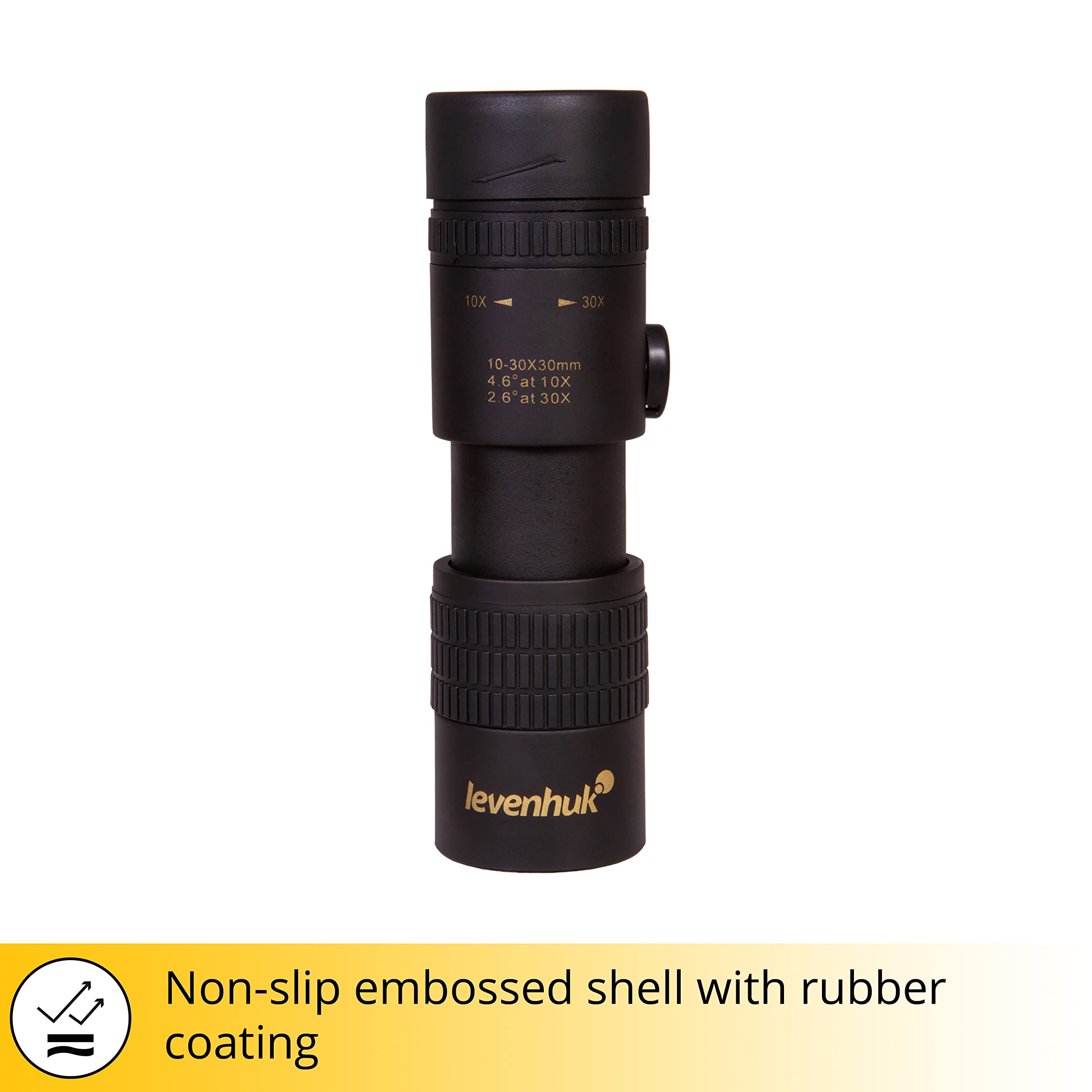 Monoculare Levenhuk Atom 10–30x30 con Zoom ad Alto Fattore di Ingrandimento