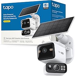 Tapo C645D Outdoor Wifi Camera Kit with Solar Panel, 2K D…
