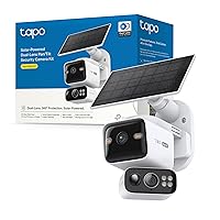 Tapo C645D KIT Telecamera Wifi Esterno con Pannello Solare, Doppia lente 2K