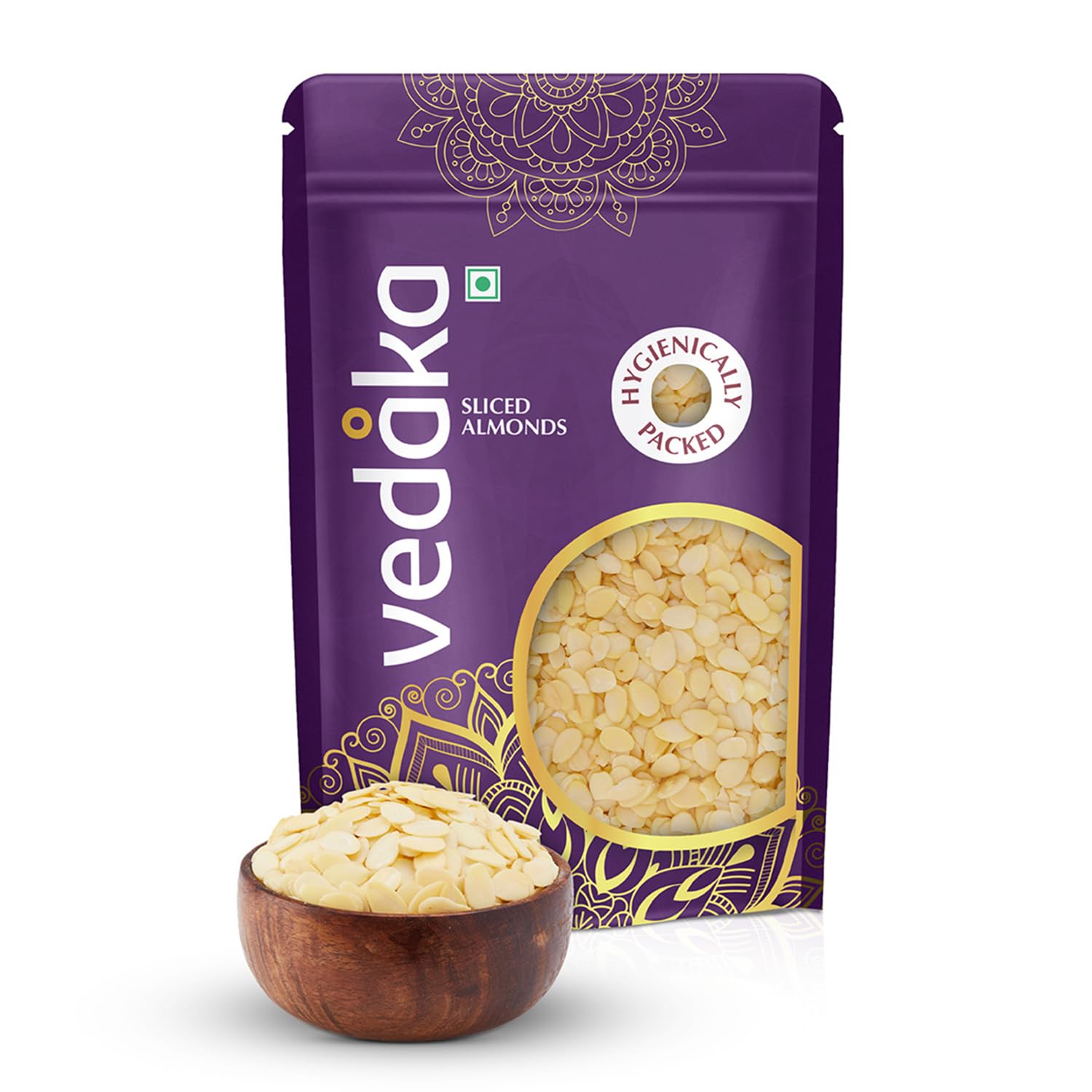 Amazon Brand-Vedaka |Sliced Premium California Almonds|For Cooking, Baking and Garnishes|High Protein and Fiber| 200g