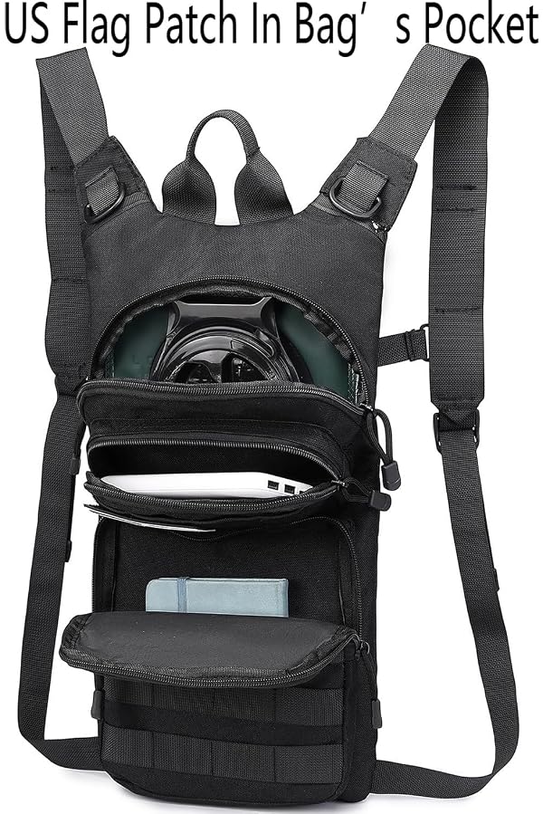 ATBP Insulated Water Hydration Pack Bag with 3L TPU Bladder Tactical Molle Hydration Backpack for Hiking Cycling Running by ATBP - Image 3