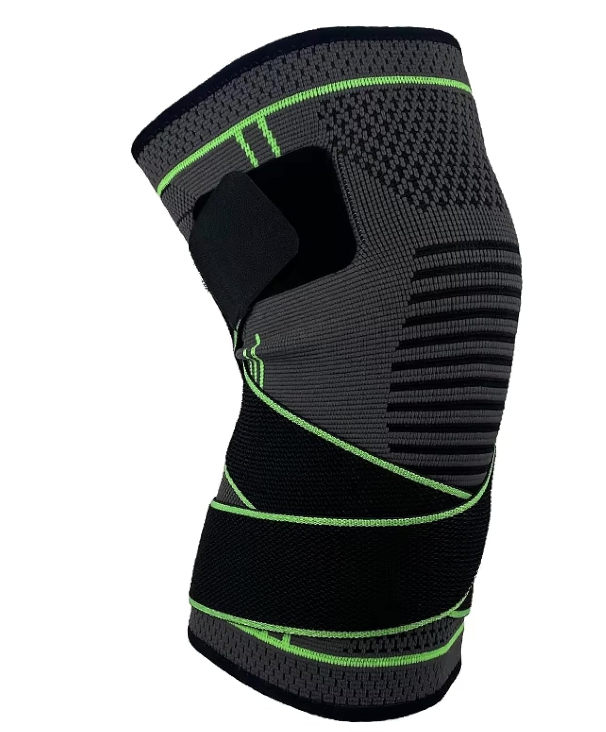 Kneeboards Compression Sleeve Nylon 3D-Knit Sports Knee Brace with Anti-Slip Grip, Breathable Support for Running, Basketball, Gym & Everyday Use (Unisex) - Image 1 of 7