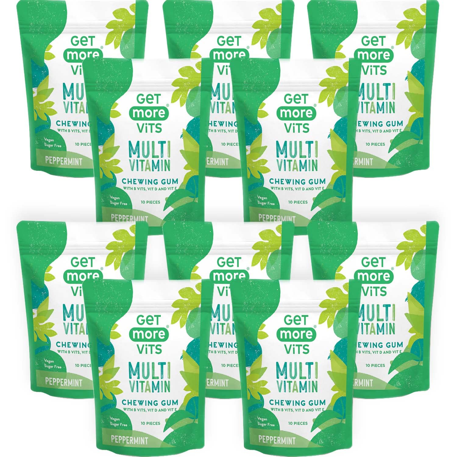 Get MoreVits Multivitamin Peppermint 10-Pack