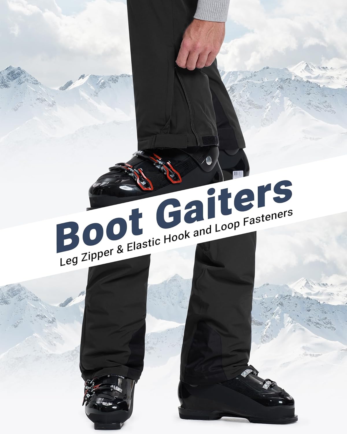 33,000ft Mens Snow Ski Pants Waterproof Insulated Snowboard Pants for Winter - Image 6