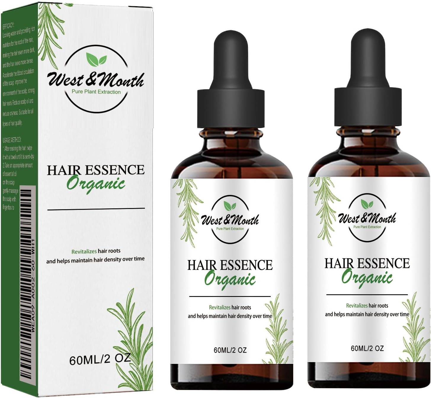 Hair essence, 2 pcs hair growth