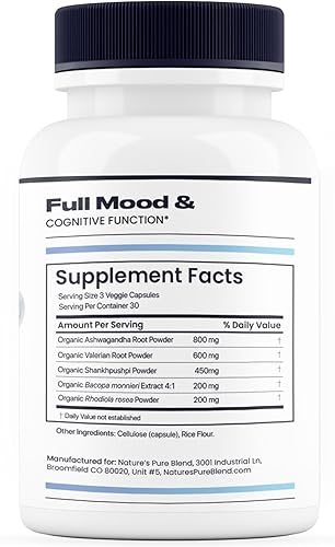 Vista 17 de Nature's Pure Blend Peak Performance – Suplemento de testosterona para hombres con ácido D-aspártico, Ashwagandha y DIM – Apoyo a la salud