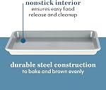 Sur La Table Kitchen Essentials Bake Sale 13 X 9 Inch PFA Free Ceramic Nonstick Cookie/Baking Sheet - Linen White