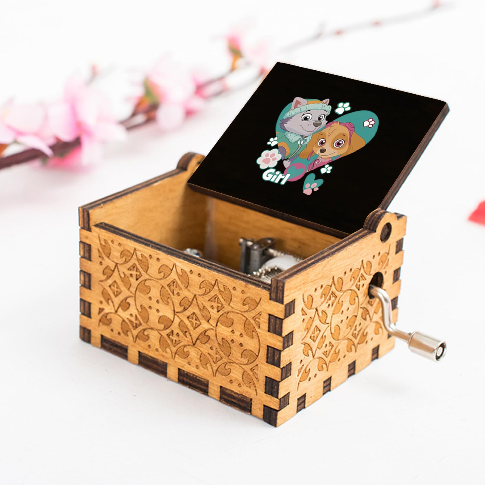 Amazon.co.jp: パウ・パトロール7 オルゴール 木製 Music Box 