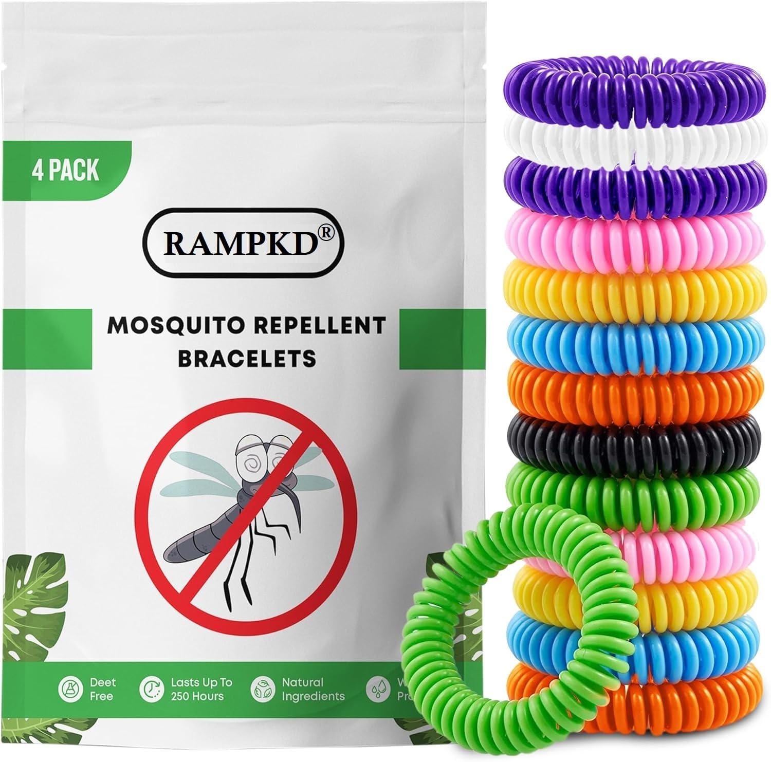 Acorn Crafts Mosquito Repellent Bracelets Bands for Adults & Kids | All-Natural, DEET-Free, Non-Toxic, Stretchy Waterproof Anti-Mosquito Wristbands for Outdoor Camping, Hiking, Travel & Everyday Protection-image-15