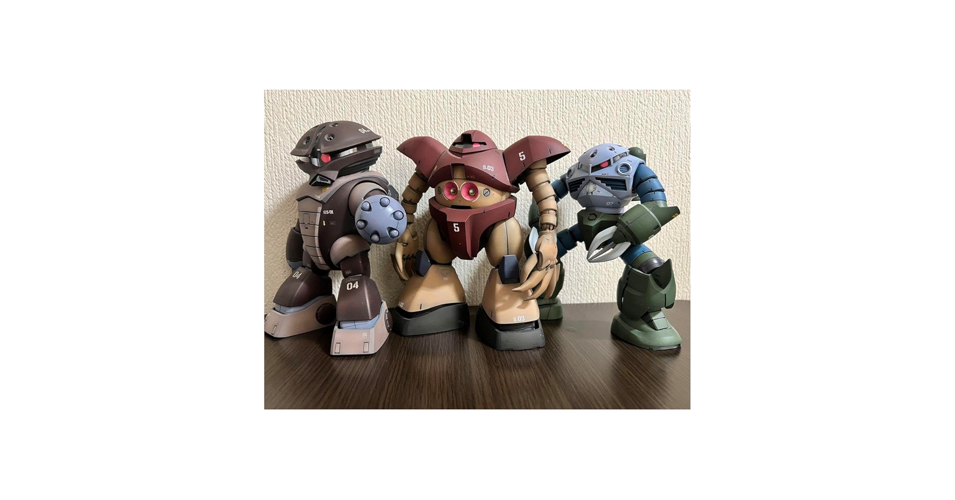 Amazon.co.jp: 機動戦士 MG 水泳部セット 塗装済完成(アッガイ