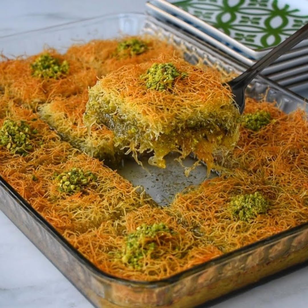 Hastel Kadayıf Teigfäden Kadaifi fertiges Dessert hauchdünn taze kadayıf kataifi 400 Gramm x 3 STÜCK mit Pufai