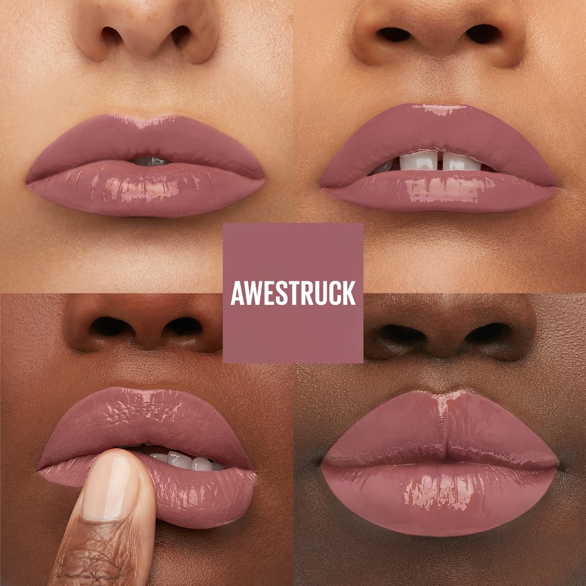 Maybelline New York, Stay Vinyl Ink 110 Awestruck, płynna szminka winylowa do ust, 4,2ml