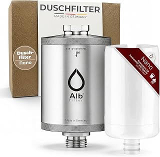 Alb Filter NANO Duschfilter Edelstahl Natur